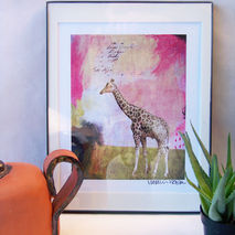 Abstract Giraffe Print