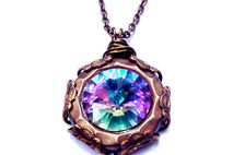 Mystic Pendant Crystal Chain Necklace