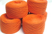 Lace Weight Yarn for Knitting, Crochet - Light Orange