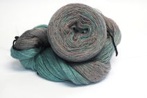 Hand Dyed Lace Weight Yarn for Knitting, Crochet - Mountain Mist