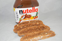 Home Baked Biscotti - Nutella - chocolate and hazelnut - 1 Dozen