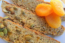 Italian Biscotti , cantucci - Apricot Pumpkin seed - 1 dozen