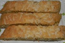 Pineapple, coconut biscotti