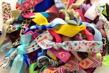 50 Wholesale Hair Ties Ponytail Holders by Elastic Hair Bandz