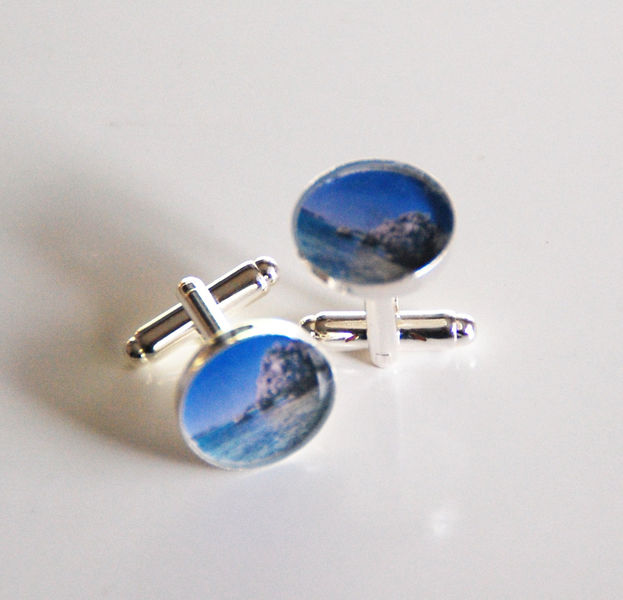 Men's cufflinks- Cufflinks- Men's Accessoeries- Photo Cufflinks- - Ferozasjewelery - PinkLion