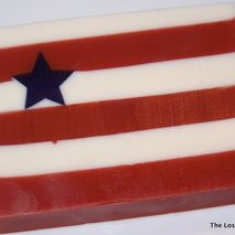 Red White and Blueberry Soap