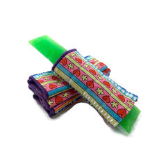 Party pack of 10  Ice pop sleeves in rainbow hearts. Popsicle co