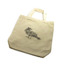 Edgar Allen Poe's "Raven" canvas tote, book bag.