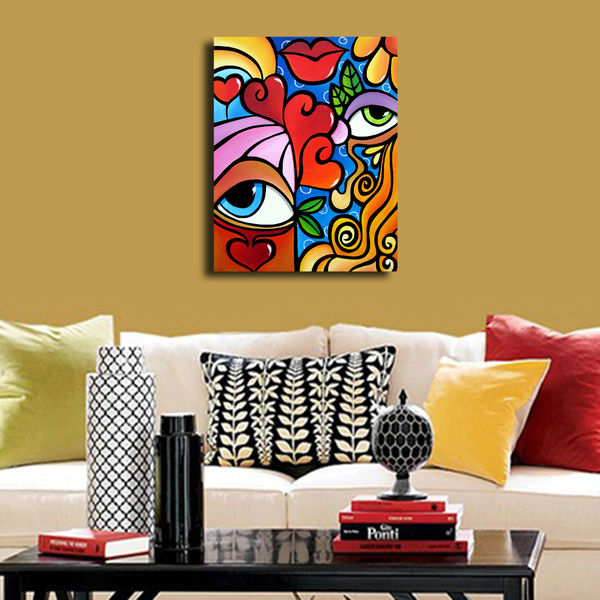 Bubbles - Original Abstract painting pop Art by Fidostudio - Fidostudio ...