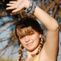 Double Braid Denim and Tulle Upcycled Bracelet