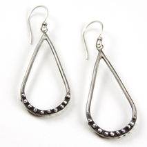 Silver Droplet Earrings