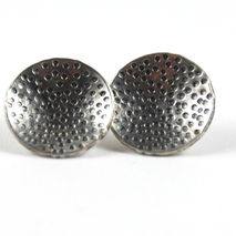 Silver Particle Studs