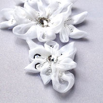 Bridal Flower Applique / Sash Wedding Accessory