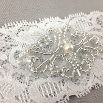 Carlotta : Vintage Filigree Wedding Garter