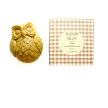 Warm Gingerbread & French yellow clay Owl Soap
