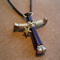 Dallas Cowboys style disciples cross encklace