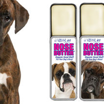 Boxer Little Sniff Dog Gift Pack: .50 oz Slider Tin Nose Butter