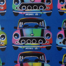 mini pop art painting,kids,60s,cars,colours,hippy,italian job,ca