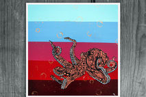 Octopus Zentangle Print