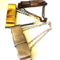 Metallic bow bracelet, gold bow bracelet, bow bracelet