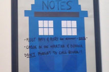 Doctor Who TARDIS Dry Erase Noteboard