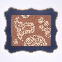 Gold Paisley Corkboard