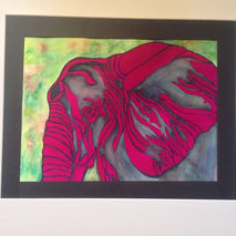 Magenta African Elephant