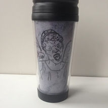 Doctor Who Weeping Angel Granite Travel Cup