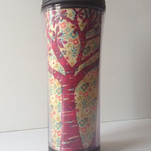 Tree & Rabbit Floral Travel Cup