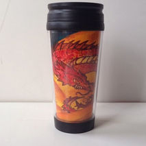 Smaug Dragon with Gold, The Hobbit Travel Mug