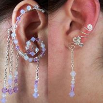 Elemental Air Earwrap/Earcuff Set - OOAK