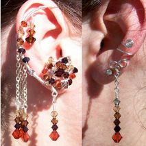 Elemental Earth Earwrap/Earcuff Set - OOAK