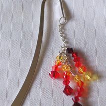 Flame - Swarovski Crystal Bookmark