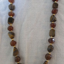 agate stone necklace