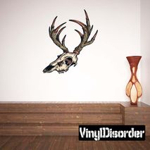 Deer Skull Wall Decal - Vinyl Car Sticker - Uscolor003