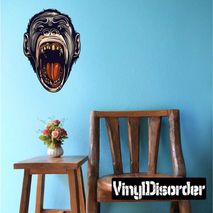 Wild Ape Wall Decal - Vinyl Car Sticker - Uscolor004