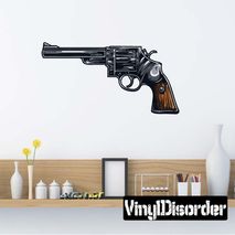Army Pistol Wall Decal - Vinyl Car Sticker - Uscolor001