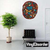 Aztec Wall Decal - Vinyl Car Sticker - Uscolor002