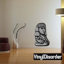 Aztec Sculpture Wall Decal - Vinyl Car Sticker - Uscolor006