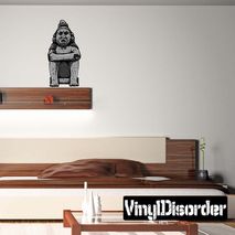 Aztec Sculpture Wall Decal - Vinyl Car Sticker - Uscolor007