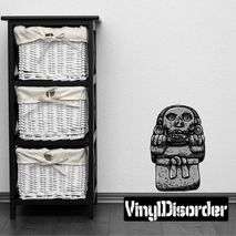 Aztec Sculpture Wall Decal - Vinyl Car Sticker - Uscolor008