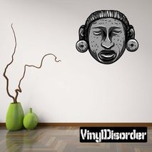 Aztec Sculpture Wall Decal - Vinyl Car Sticker - Uscolor009