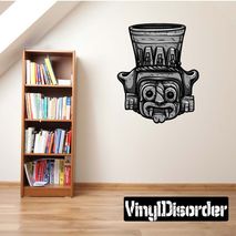 Aztec Sculpture Wall Decal - Vinyl Car Sticker - Uscolor010