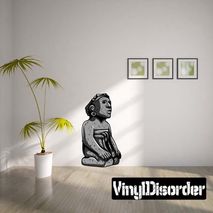 Aztec Sculpture Wall Decal - Vinyl Car Sticker - Uscolor012
