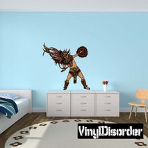 Aztec Eagle Warrior Wall Decal - Vinyl Car Sticker - Uscolor004