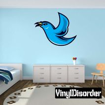 Bird Mascot Wall Decal - Vinyl Car Sticker - Uscolor019