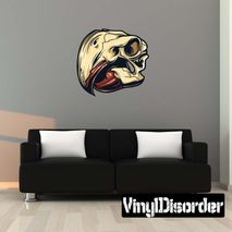 Bird Skull Wall Decal - Vinyl Car Sticker - Uscolor001
