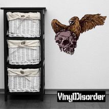 Bird Skull Wall Decal - Vinyl Car Sticker - Uscolor005
