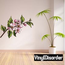 Blossom Branch Wall Decal - Vinyl Car Sticker - Uscolor001
