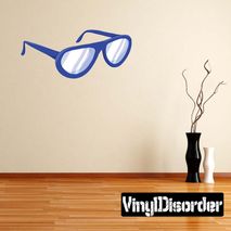 Sun Glasses Wall Decal - Vinyl Car Sticker - BeachUscolor002